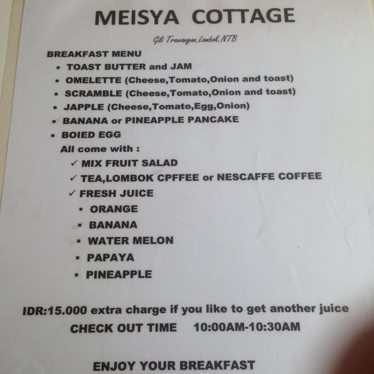 גילי טרוונגן Meisya Cottage מראה חיצוני תמונה